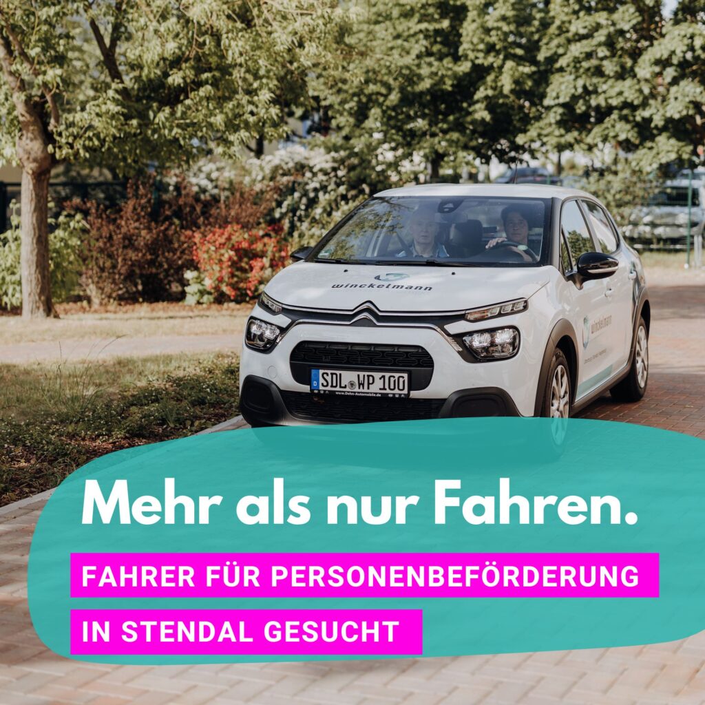 Fahrer (m/w/d) für Personenbeförderung in Stendal | Winckelmann Pflegedienst